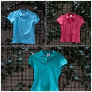 Bundle of Lacoste Petit Pique polos
